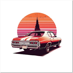 70s Chevrolet Impala Posters and Art